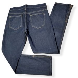 Old Navy⚓️Ultra Low Waist Dark Denim Skinny Jeans with Zip Hem, Size 6,  NWOT